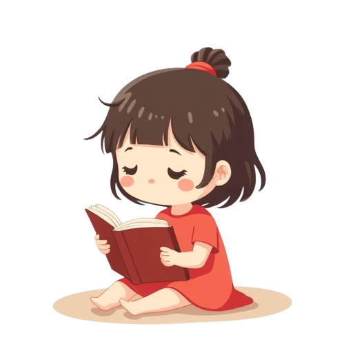 Fille en train de lire